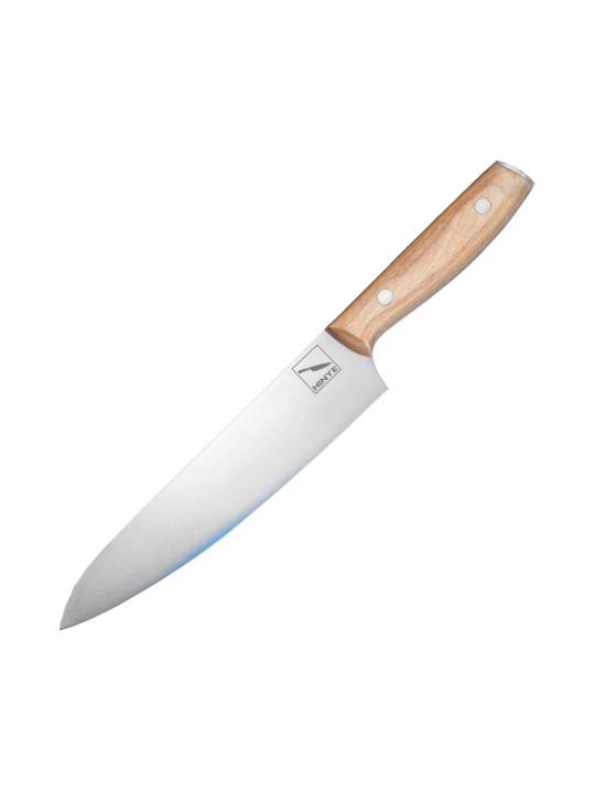 Hinye-8" CHEF'S KNIFE VG10 STEEL NATURAL MAHOGANY HANDLE