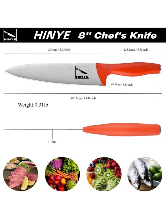 Hinye-Acciaio 8" Chef