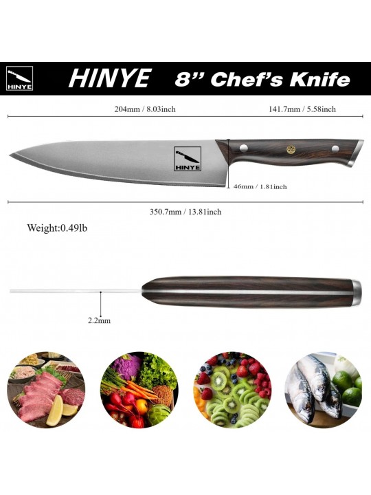 Hinye-Rondure 8" Chef