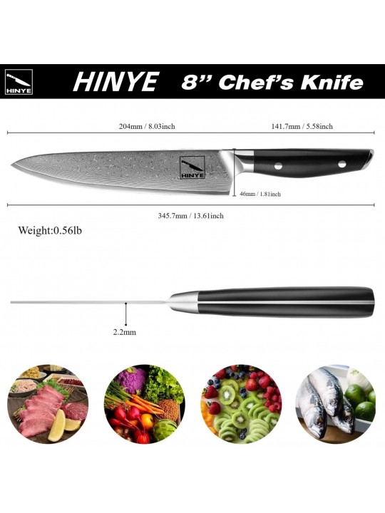 Hinye-Luxor 8" Chef