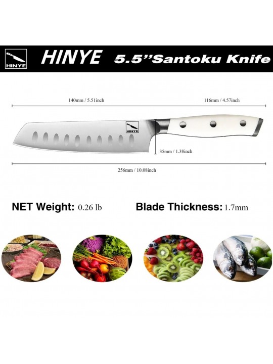 Hinye-Stahl 5.5" Santoku