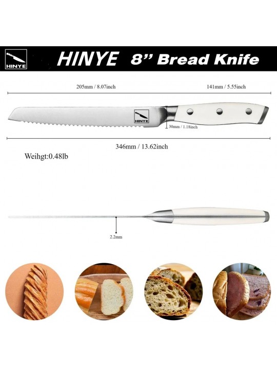 Hinye-Stahl 8" Bread