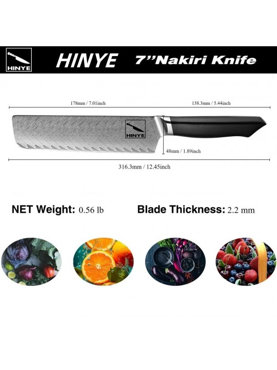 Hinye-Helix 7" Nakiri