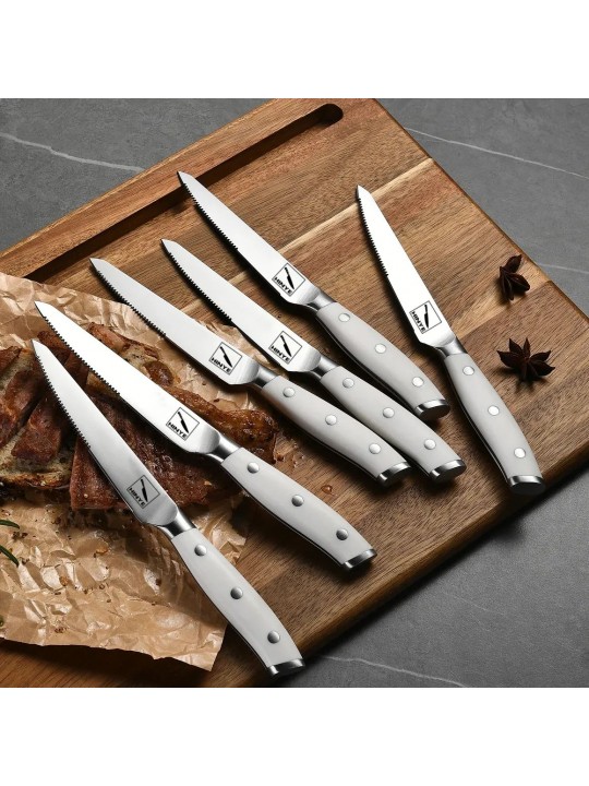 Hinye-Stahl 6 Piece Steak Knives Set