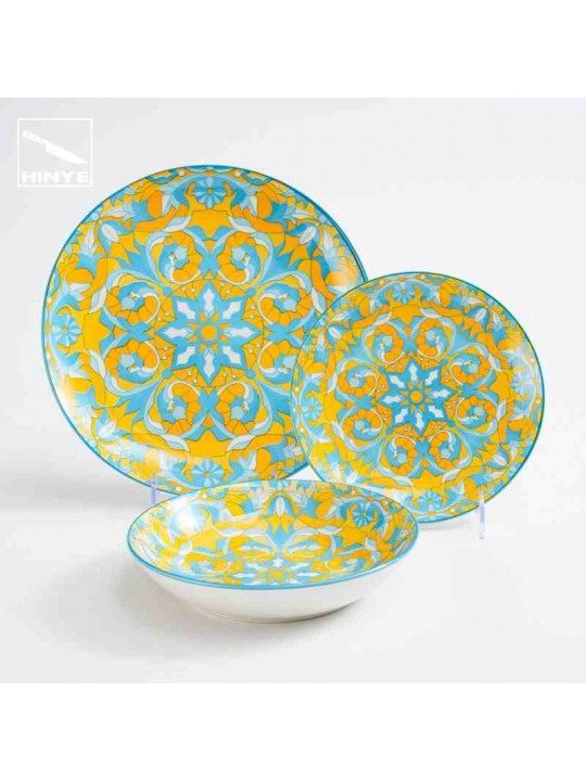 Hinye-Bohemian printed ceramic home tableware