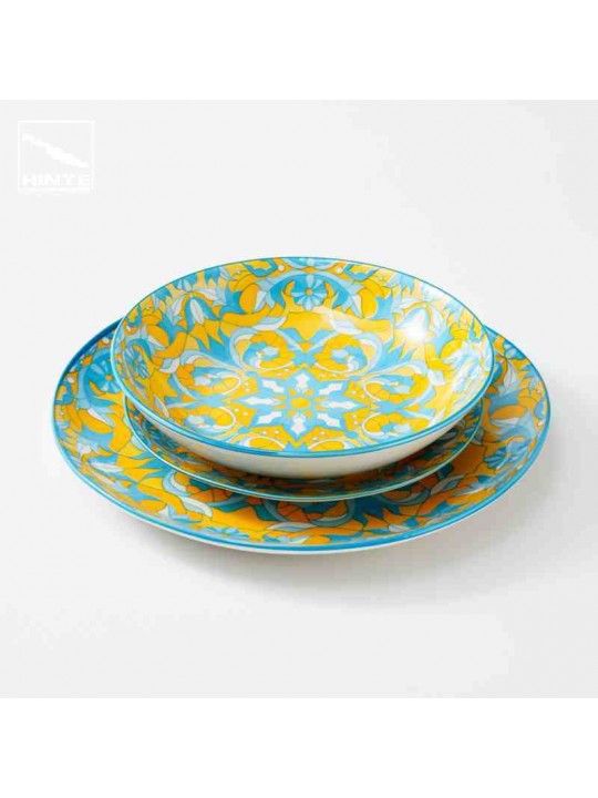 Hinye-Bohemian printed ceramic home tableware