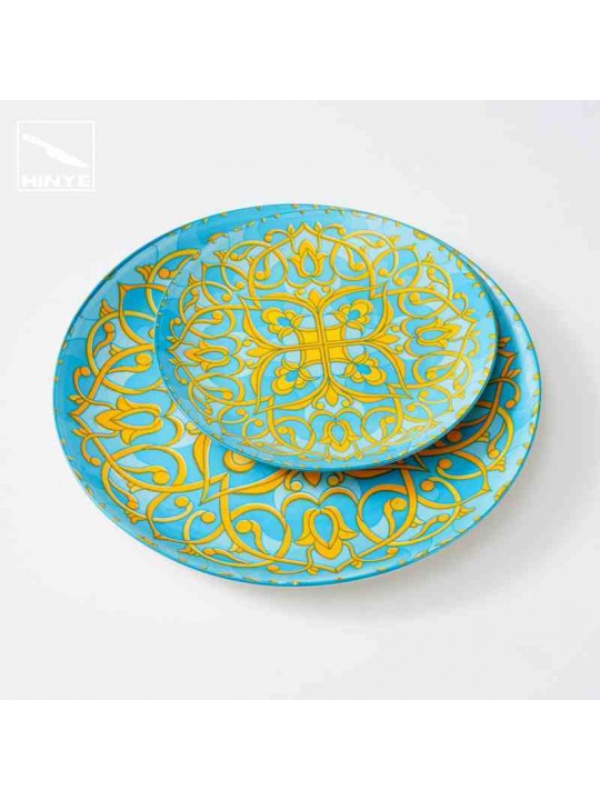 Hinye-Bohemian Moonlight Plate Ceramic Dinnerware