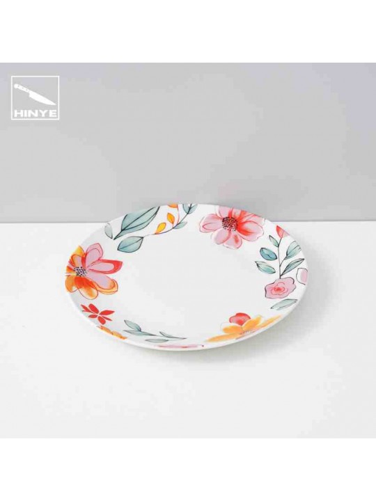 Hinye-Small fresh style ceramic underglaze colored bowls, plates and t