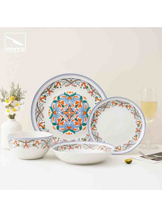 Hinye-Boho style moonlight plate tableware