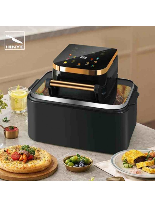 Hinye-Multifunctional household smokeless visual air fryer 12L