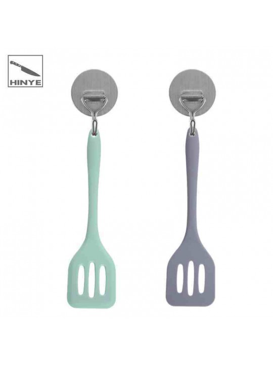 Hinye-Household One-piece Molded Silicone Slotted Spatula