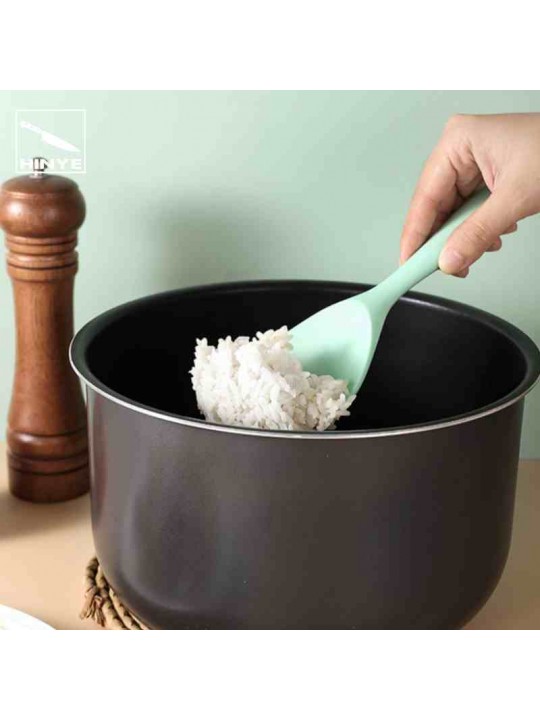 Hinye-Household One-piece Silicone Fully Wrapped Rice Spoon