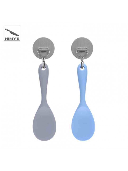 Hinye-Household One-piece Silicone Fully Wrapped Rice Spoon