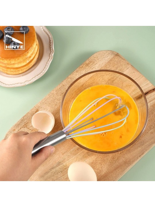 Hinye-Manual Stainless Steel Egg Beater Cream Whisker