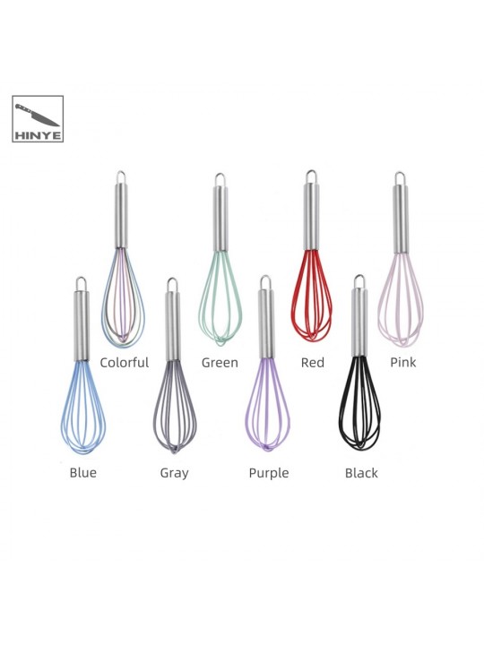 Hinye-Manual Stainless Steel Egg Beater Cream Whisker