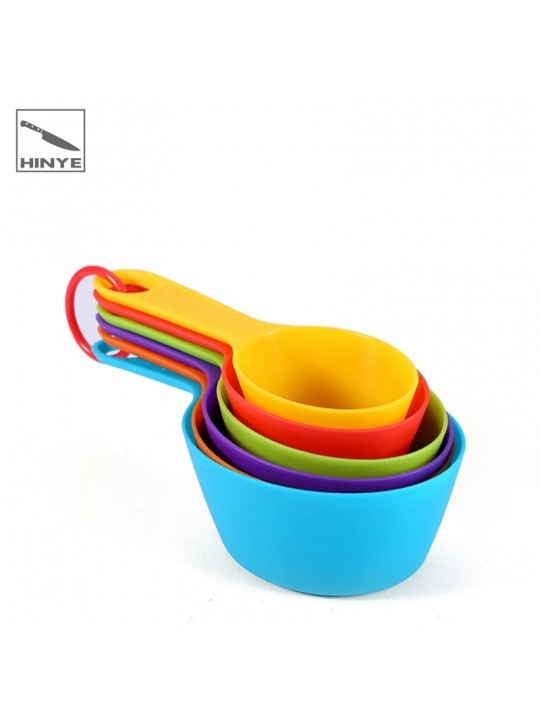 Hinye-Colorful Plastic Measuring Spoons Flour Measuring Cup Seasoning 