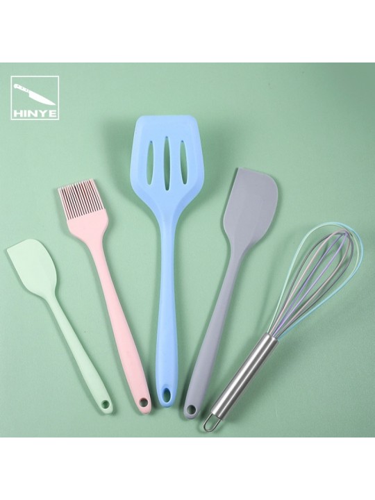 Hinye-Baking Tool 5-Piece Set Integrated with Full Silicone