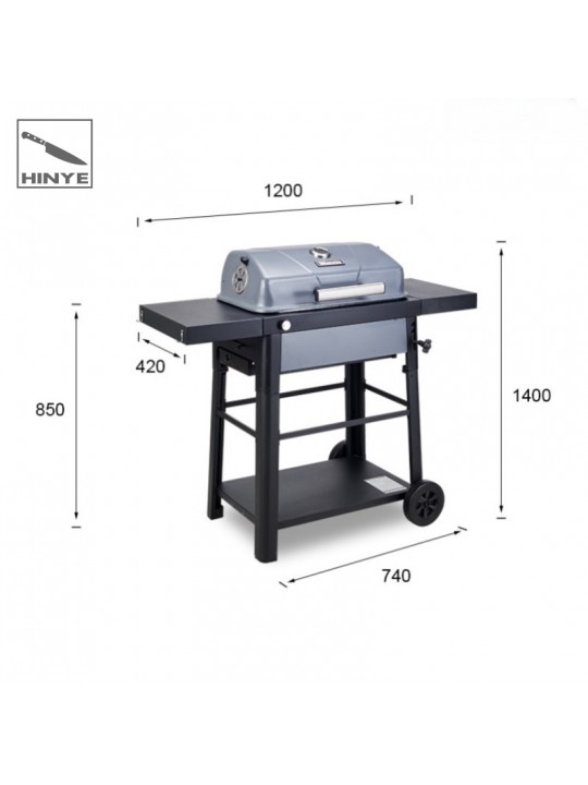 Hinye-Household BBQ Grill Villa Courtyard BBQ Oven Rack